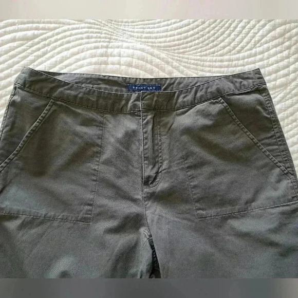 ❤️ Smart Set Cropped Pant Green Size 9 - Picture 4 of 10